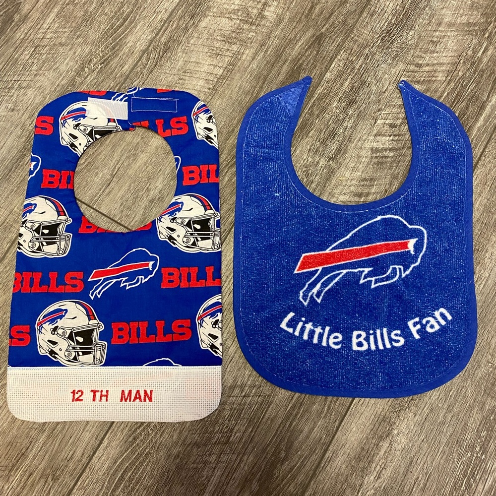 Buffalo Bills Baby Bibs Lot - 2 Pack